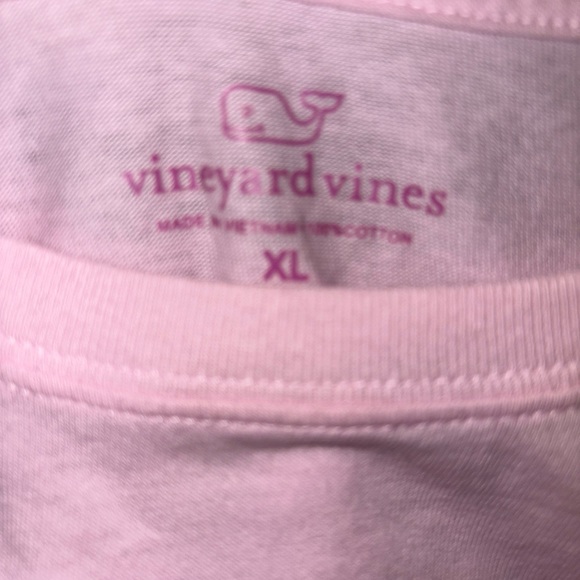 Vineyard Vines Light Pink Logo Tee - Picture 3 of 4